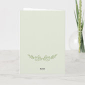 Eid Mubarak – グリーティングサンキューカード サンキューカード (裏面)