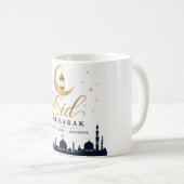 Eid Mubarak マグカップ|高級イスラムギフト コーヒーマグカップ (正面右)