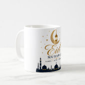 Eid Mubarak マグカップ|高級イスラムギフト コーヒーマグカップ (正面左)