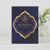 Eid Mubarak 家族写真コラージュグリーティング シーズンカード (スタンド正面)