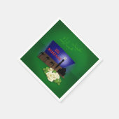 Eid Mubarak 3D Greeting – 紙ナプキン スタンダードカクテルナプキン (角)