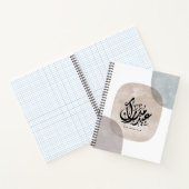 Eid Mubarak Arabic Calligraphy Wall Art – Elegant ノートブック (内部)