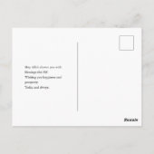 Eid Mubarak Arabic Calligraphy Wall Art – Elegant  ポストカード (裏面)