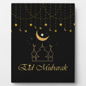 Eid Mubarak Eid Decorationsテーブル記号 フォトプラーク (正面)