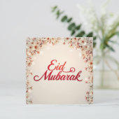 Eid mubarak for Eid Fitr Card サンキューカード (スタンド正面)