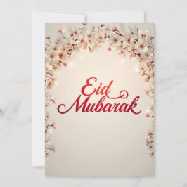 Eid mubarak for Eid Fitr Card 招待状