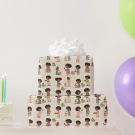 Eid Mubarak Gift Wrap Roll – Kids Celebration ラッピングペーパー