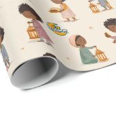 Eid Mubarak Gift Wrap Roll – Kids Celebration ラッピングペーパー (ロールコーナー)