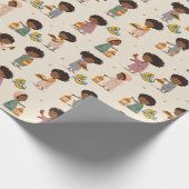 Eid Mubarak Gift Wrap Roll – Kids Celebration ラッピングペーパー (角)