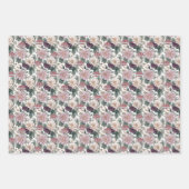 Eid Mubarak Gift Wrap Set – 3 Floral Designs  ラッピングペーパーシート (正面2)