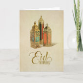 Eid Mubarak - Happy Eid カード (正面)