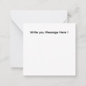 Eid Mubarak  Holiday Note Card ノートカード (裏面)