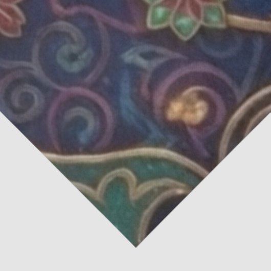 Eid Mubarak Islamic celebration Gold And navy 薄葉紙 (詳細)