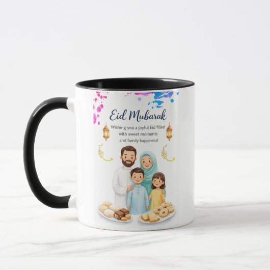 Eid Mubarak Mug マグカップ (左)