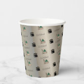 Eid Mubarak Paper Cup – Gold Kaaba & Masjid Nabawi 紙コップ (裏面)