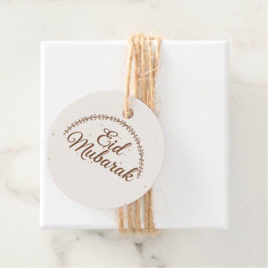 Eid mubarak personalized Gift Tag  フェイバータグ (インサイチュ)