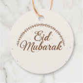 Eid mubarak personalized Gift Tag  フェイバータグ (裏面)