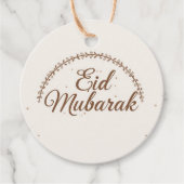 Eid mubarak personalized Gift Tag  フェイバータグ (正面)