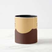 Eid Mubarak Photo Frame Mosque Skyline Art マグカップ (中央)