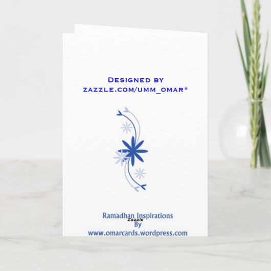 Eid ul Adha Greeting3 シーズンカード (裏面)