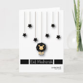 Eid ul Adha Mubarak - Cute Sheep カード (正面)