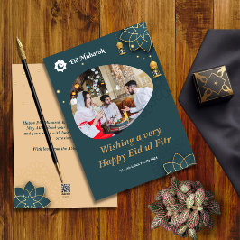 Eid ul Fitrファミリー写真Eid Mubarak シーズンカード