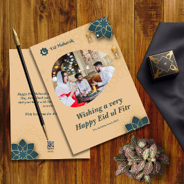 Eid ul Fitrファミリー写真Eid Mubarak シーズンカード