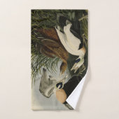 Eider Duck, Common Eider, Audubon Birds of America バスタオルセット (ハンドタオル)
