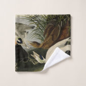 Eider Duck, Common Eider, Audubon Birds of America バスタオルセット (ウォッシュタオル)