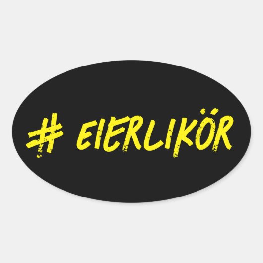 Eierlikör 楕円形シール (正面)