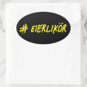 Eierlikör 楕円形シール (バッグ)