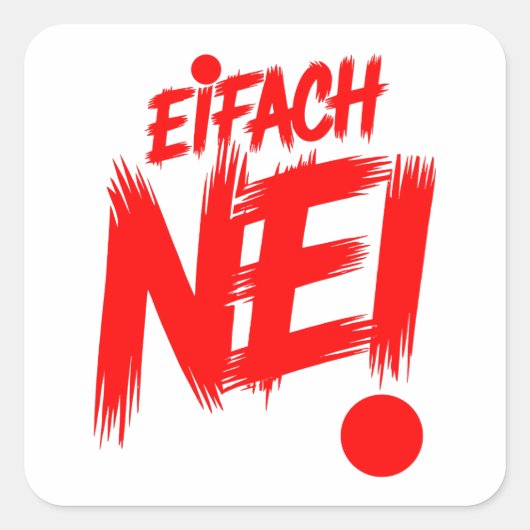 Eifach nei スクエアシール (正面)