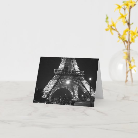 Eifelタワー カード (黄色い花)