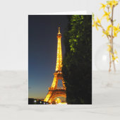 Eifelタワー カード (黄色い花)