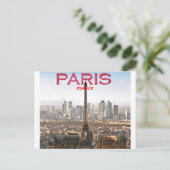 EIFEL TOWER PARIS，フランス(TOSIN GBADAMOSI) ポストカード (スタンド正面)