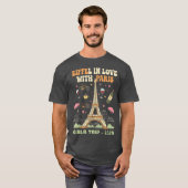 Eiffel in Love – Custom Paris Trip Tee Tシャツ (正面フル)