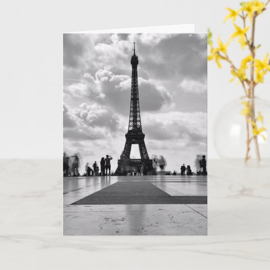 Eiffel Tower カード (黄色い花)