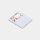 Eiffel Tower Butterflies and Flowers ポストイット (アングル)