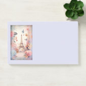 Eiffel Tower Butterflies and Flowers ポストイット (オフィス)