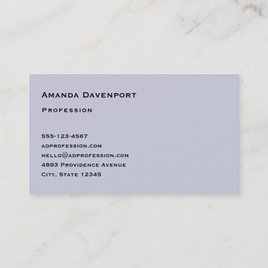 Eiffel Tower Butterflies and Flowers 名刺 (裏面)