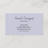 Eiffel Tower Butterflies and Flowers Business Card 名刺 (裏面)