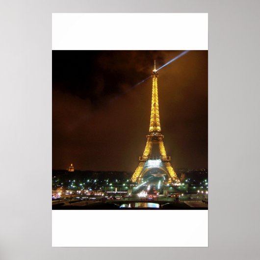 Eiffel Tower by Night ポスター (正面)