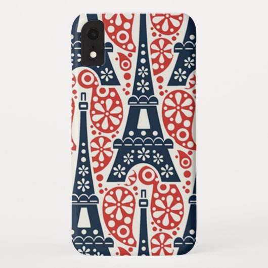 Eiffel Tower-Case-Mate Barely There Apple iPhone X Case-Mate iPhoneケース (裏面)