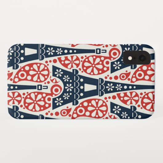Eiffel Tower-Case-Mate Barely There Apple iPhone X Case-Mate iPhoneケース (裏面(横))