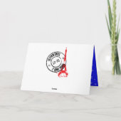 Eiffel tower Christmas シーズンカード (裏面)