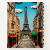 Eiffel Tower Clay Model ノートブック (裏面)