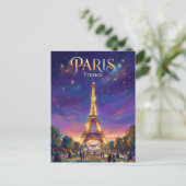 Eiffel Tower France ポストカード (スタンド正面)