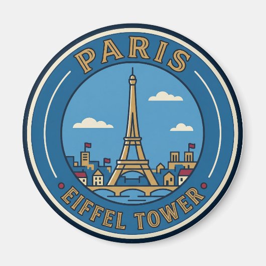 Eiffel Tower France マグネット (正面)