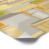 Eiffel Tower France Night View Travel Poster ポスター (コーナー)