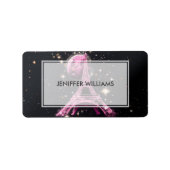 Eiffel Tower Night Moon           ラベル (正面)